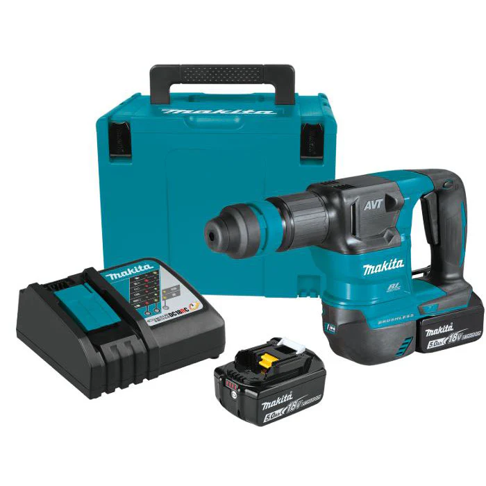 Makita XKH01TJ 18V LXT AVT Power Scraper Kit, accepts SDS-PLUS (5.0Ah) - Moutools