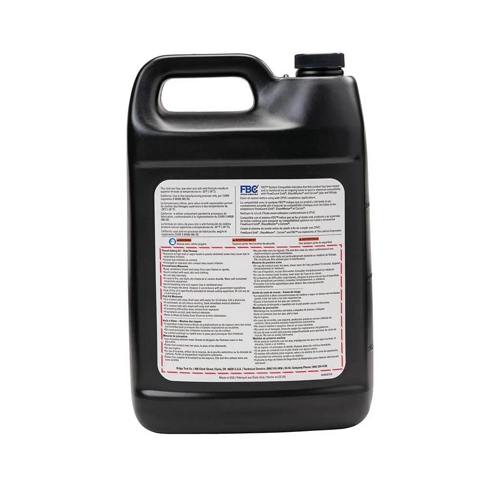 RIDGID 32808 Endura-Clear Thread Cutting Oil - 1 Gallon - Moutools