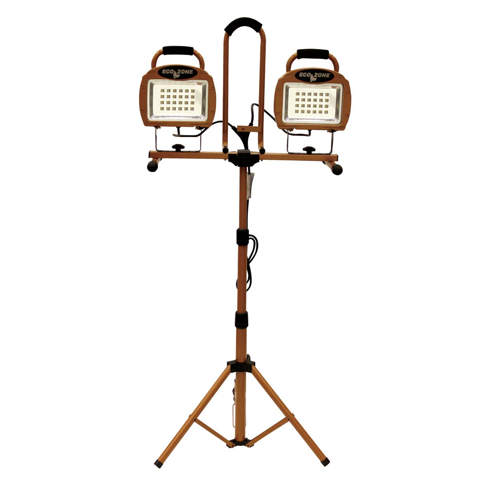 Southwire L1322SW 24-LED Twin Tripod Work Light, 1558 Lumens, 5' Power Cord - Moutools