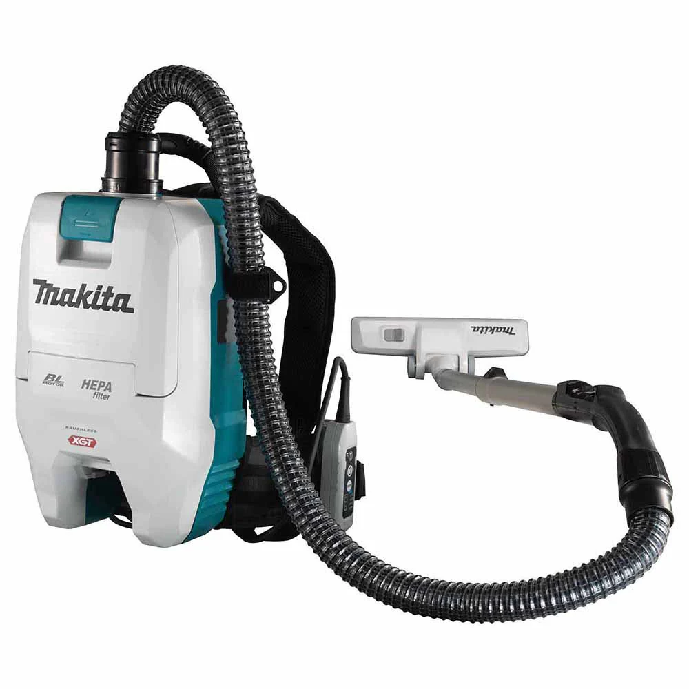 Makita GCV05ZX 40V max XGT Brushless Cordless 2 Quart HEPA Filter Backpack Dry Vacuum, Tool Only - Moutools