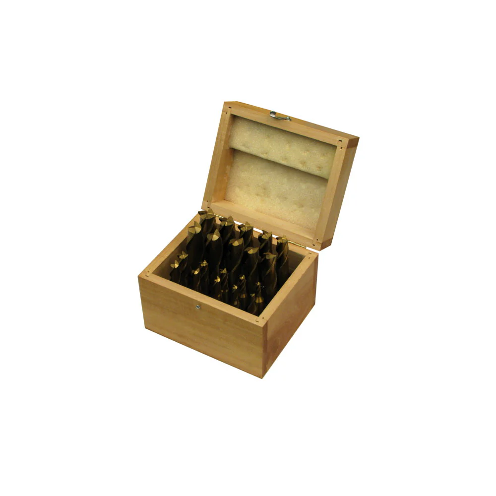 Jet JT9-650211 20 Piece Tin-Coated Single End Mill Set - Moutools