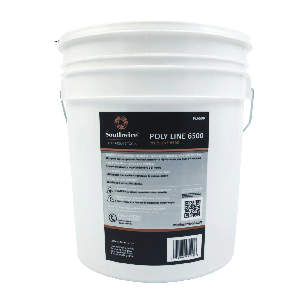 Southwire PL6500 6,500' 210 lbs. Tensile Strength Poly Line - Moutools