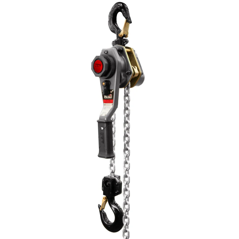 Jet JT9-376303 JLH-150WO-20 JLH Series 1-1/2 Ton Lever Hoist, 20' Lift With Overload Protection - Moutools