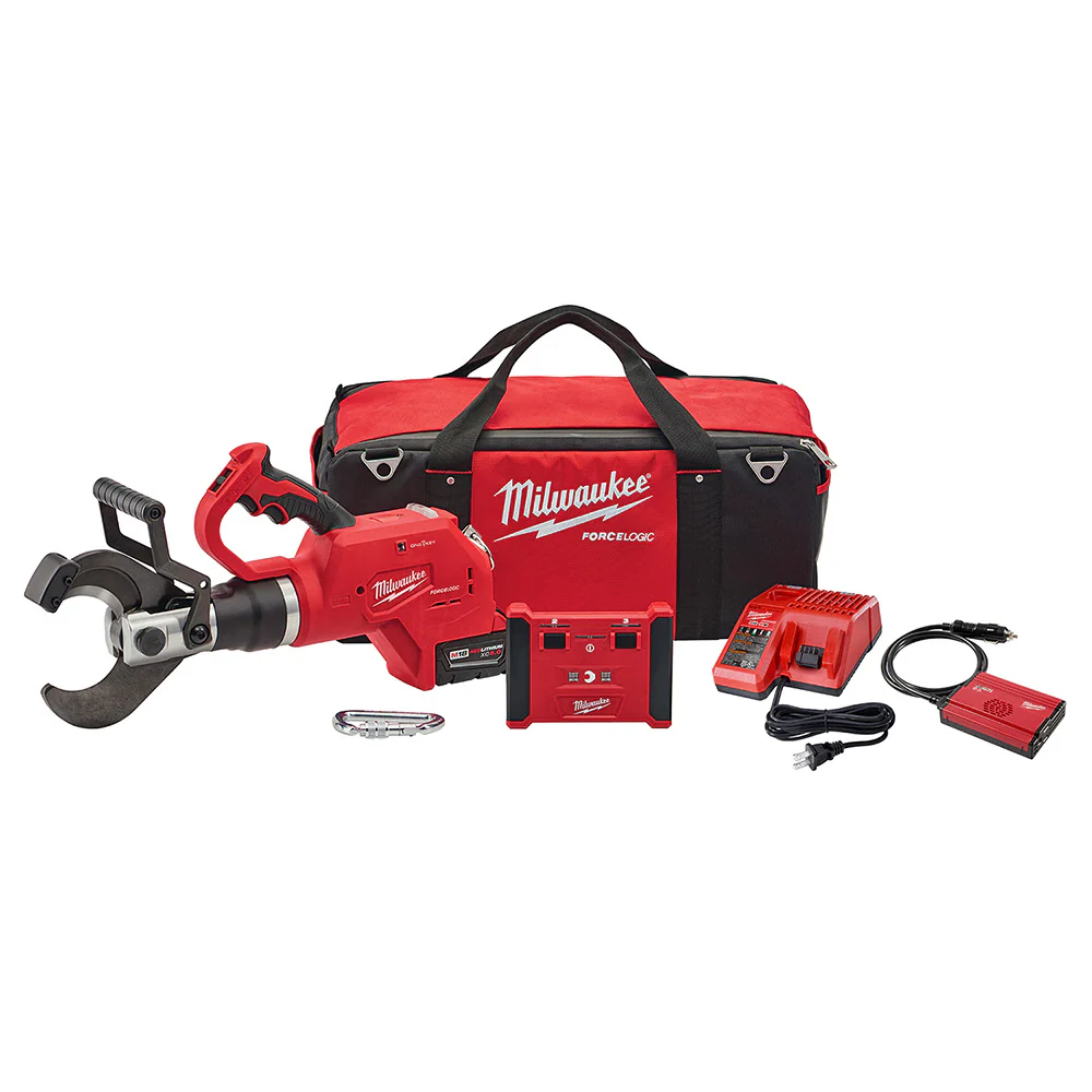 Milwaukee 2776R-21 M18 FORCE LOGIC 3” Underground Cable Cutter, Wireless Remote - Moutools