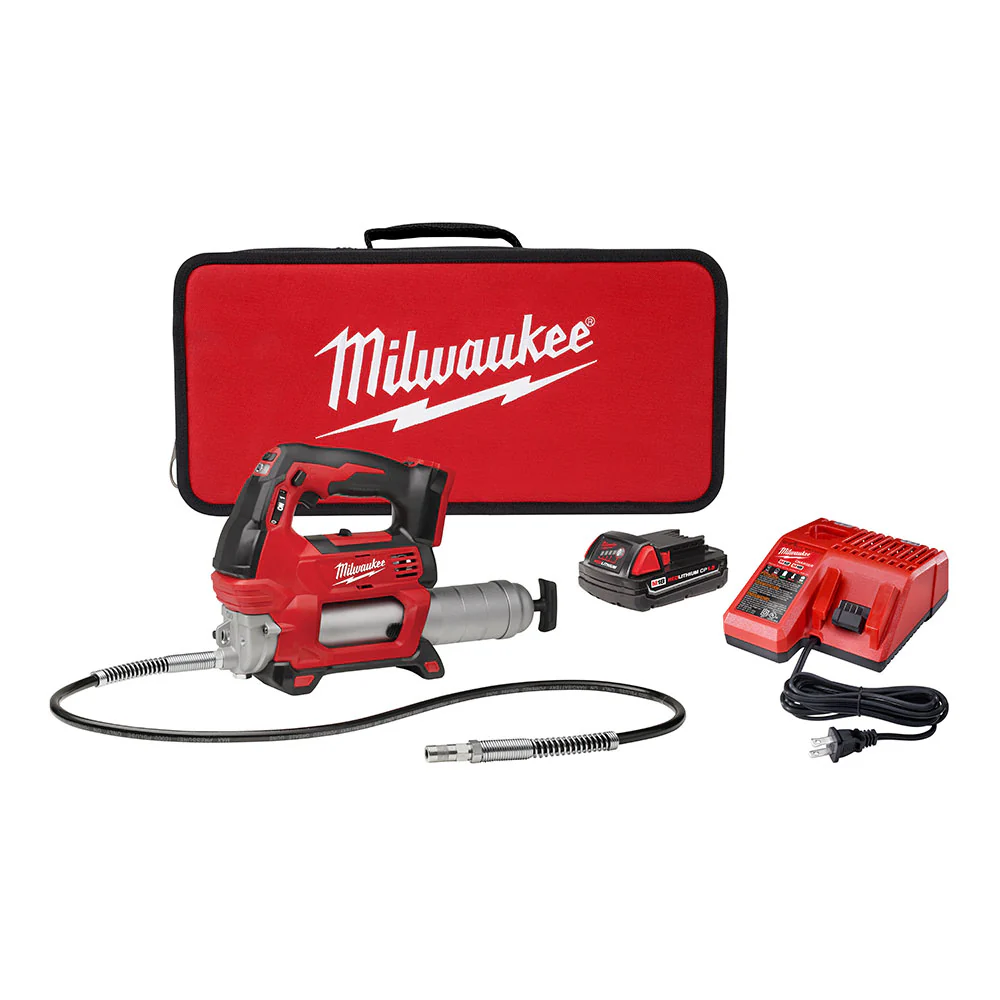 Milwaukee 2646-21CT M18 2-Speed Grease Gun (1 Battery) - Moutools