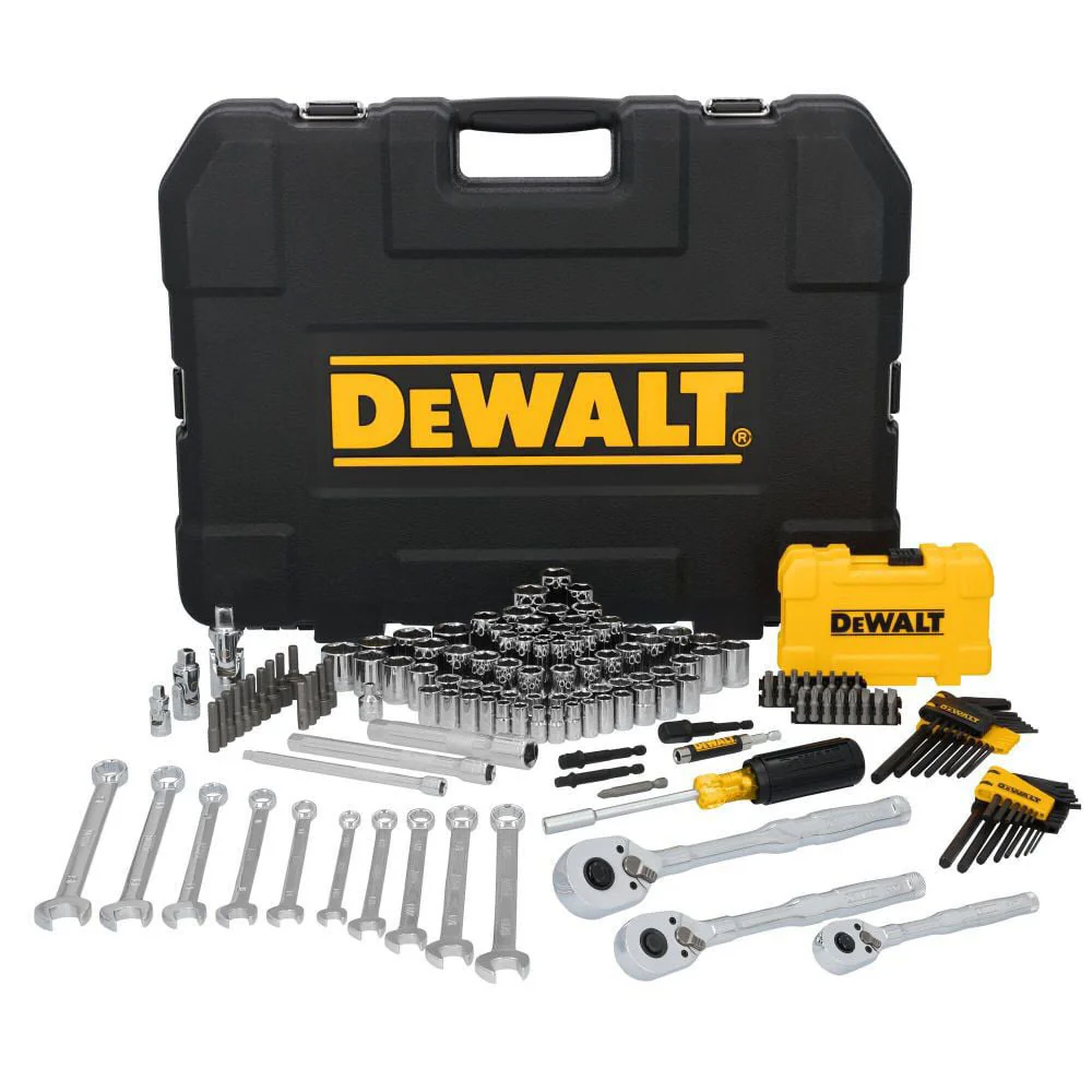 DeWalt DWMT45411 TOUGHSERIES 155 Piece 3 Drive Mechanics Tool Set - Moutools
