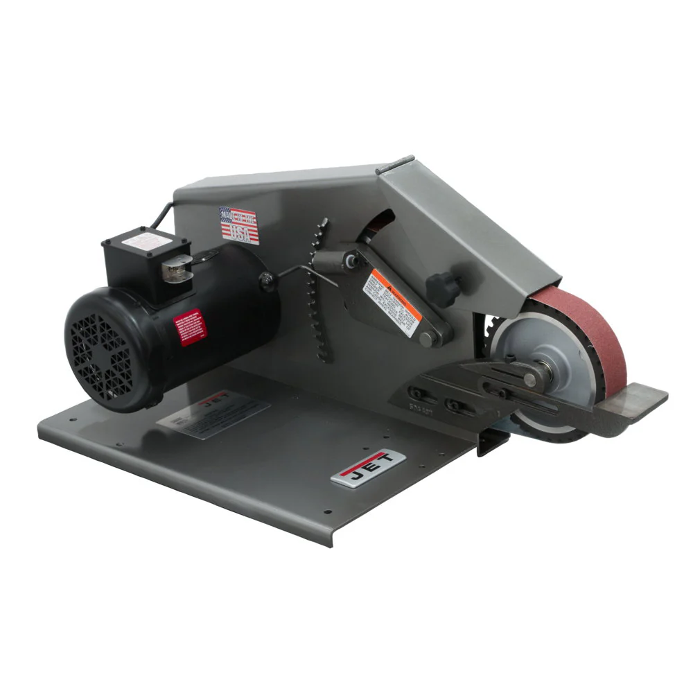Jet JT9-577000 J-4103 2 x 72 Square Wheel Belt Grinder 115V 1PH - Moutools