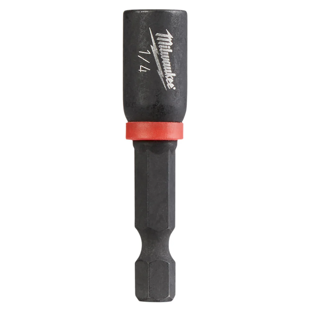 Milwaukee 49-66-0502 SHOCKWAVE™ 1-7/8 in. Magnetic Nut Driver 1/4 in. (10 Pk) - Moutools