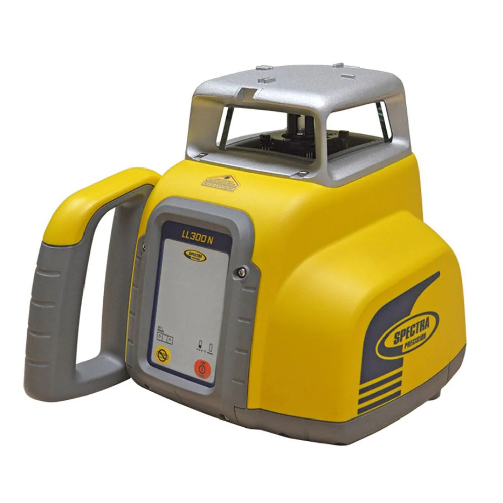 Spectra LL300N-6 Self-Leveling Laser Level with Tripod and GR153 Grade Rod - Moutools