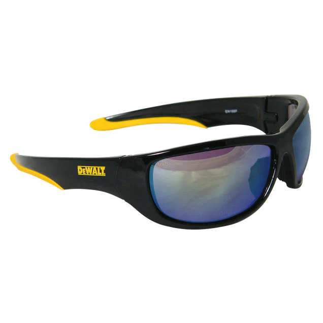 Dewalt DPG94-YD Dominator Safety Glasses, Black/Yellow Frame, Yellow Lens - Moutools