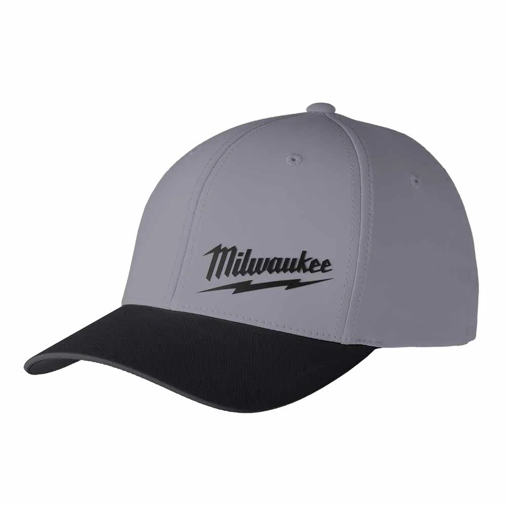 Milwaukee 507DG WORKSKIN Performance Fitted Hat - Dark Gray - Moutools