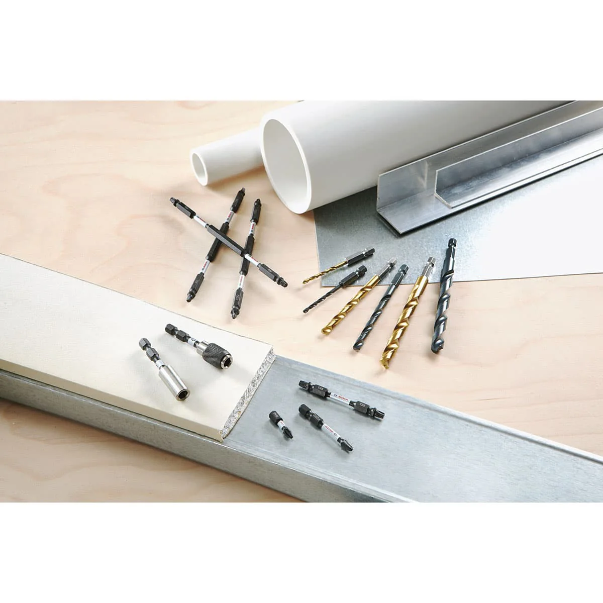 Bosch ITDEPH1601 Impact Tough 6 In. Phillips #1 Double-Ended Bit - Moutools
