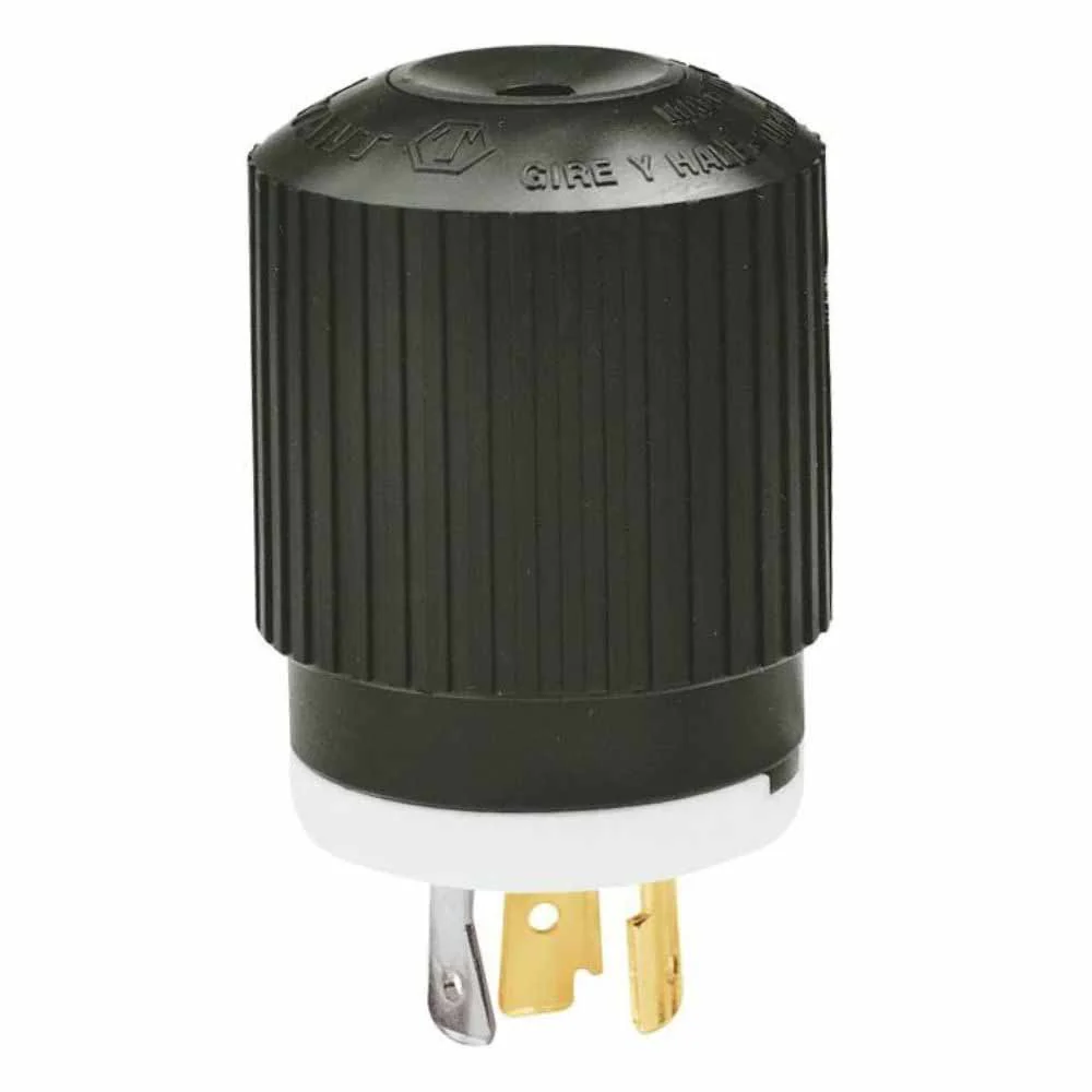Southwire 59860000 20A/125V L5-20 Twist-Lock Male Plug - Moutools