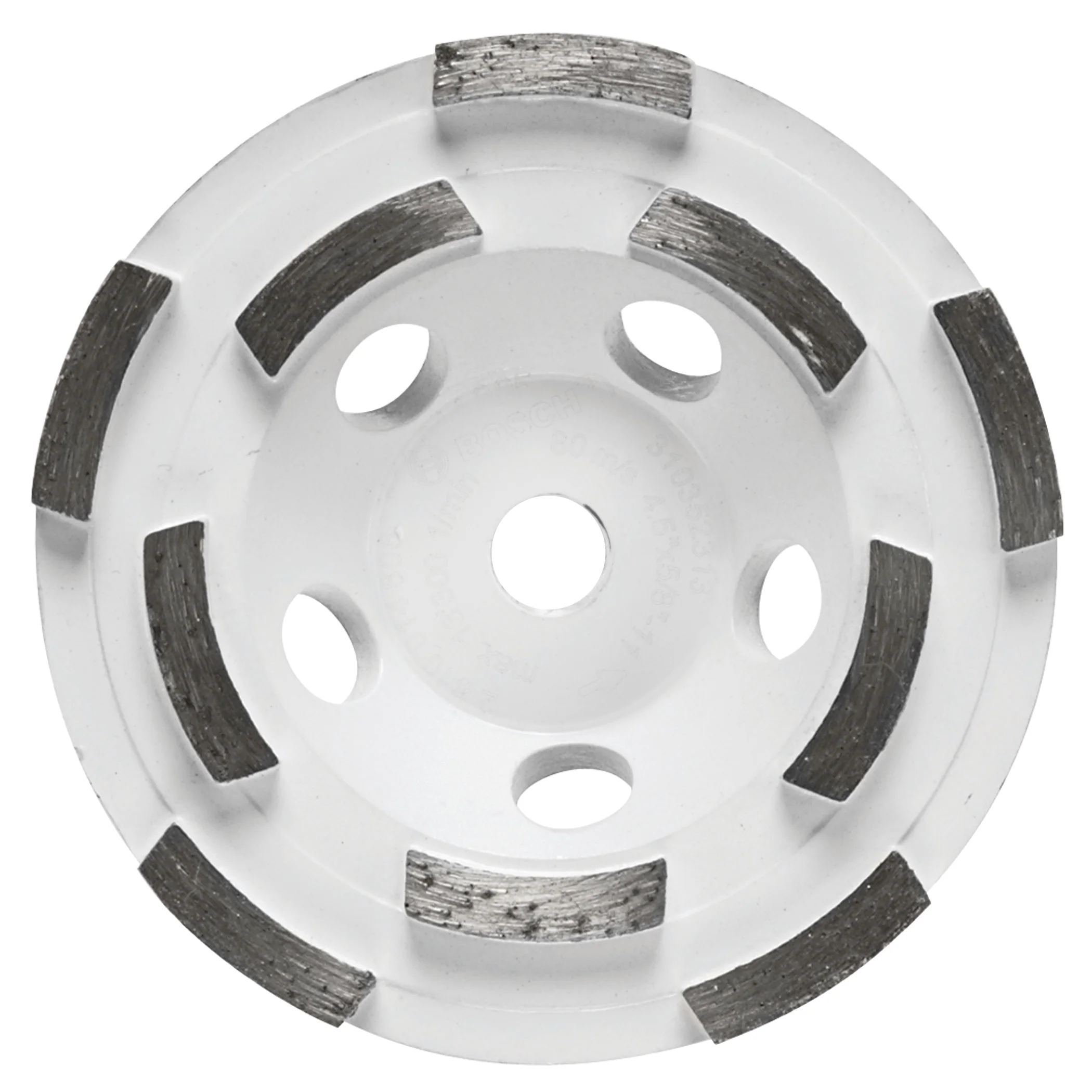 Bosch DC4510HD 4-1/2 In. Double Row Segmented Diamond Cup Wheel - Moutools
