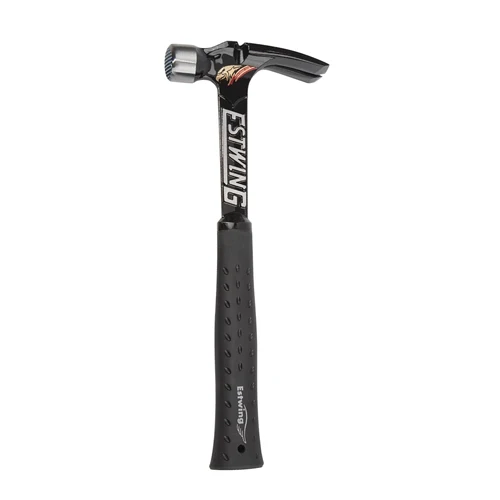 EstWing EB-19SM 19 oz Black Vinyl Gripped Ultra Framing Hammer with Milled Face - Moutools