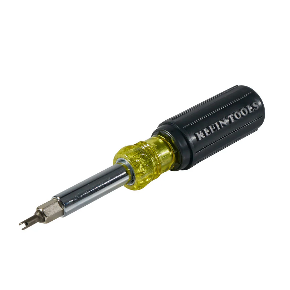 Klein Tools 32527 11 in 1 Screwdriver w Schrader Valve Remover (HVAC) - Moutools