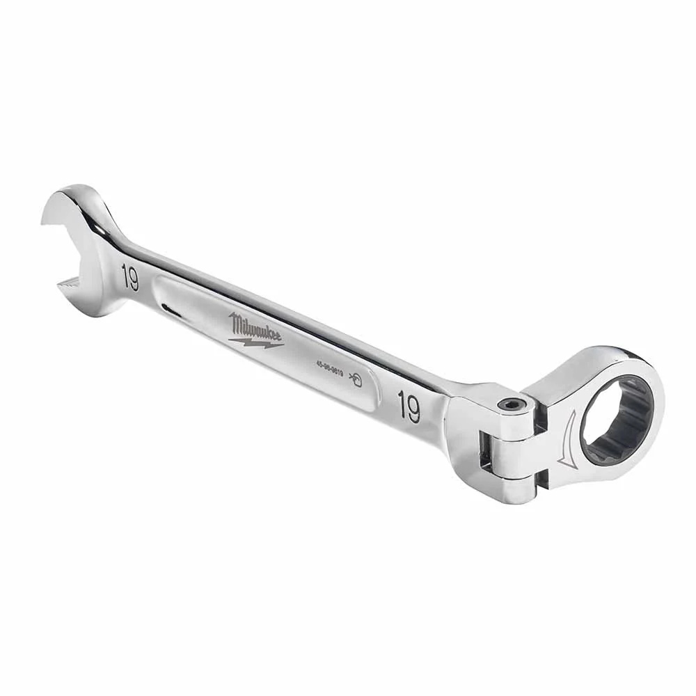 Milwaukee 45-96-9624 24mm Flex Head Ratcheting Combination Wrench - Moutools