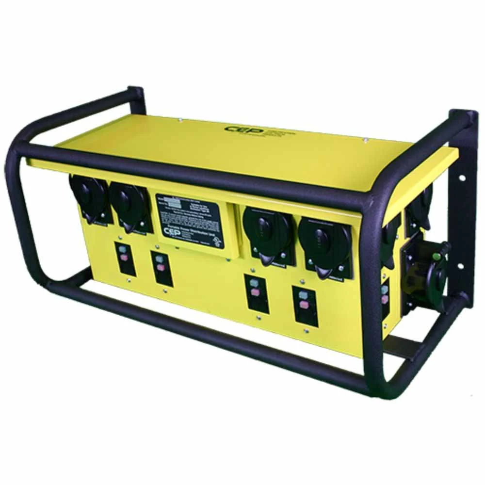 Southwire 8808TLFX 50A 125/250V Wall Mount TL Barricade Box w/ Frame, 8 Outlet - Moutools