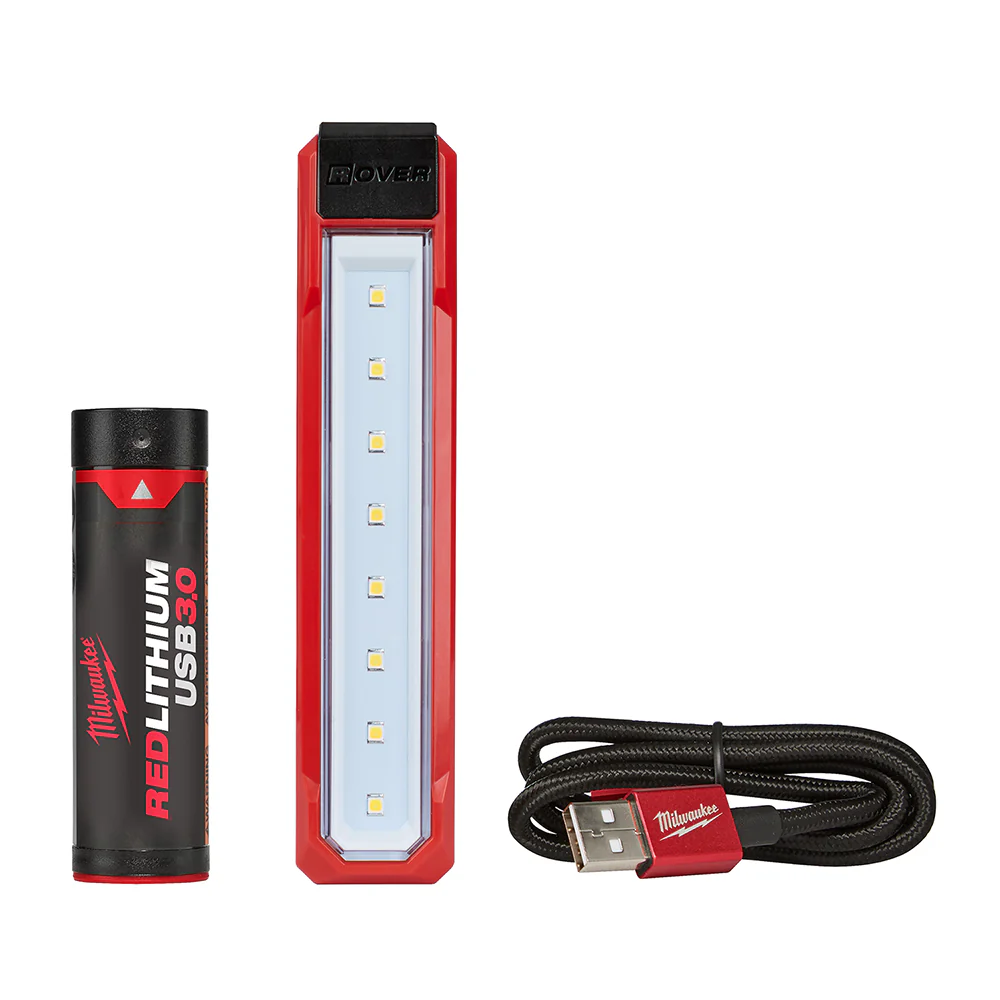 Milwaukee 2112-21 USB Rechargeable Rover Pocket Flood Light - Moutools