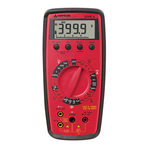 Amprobe 33XR-A 1000V DC Temp Cap & Frequency Multimeter - Moutools