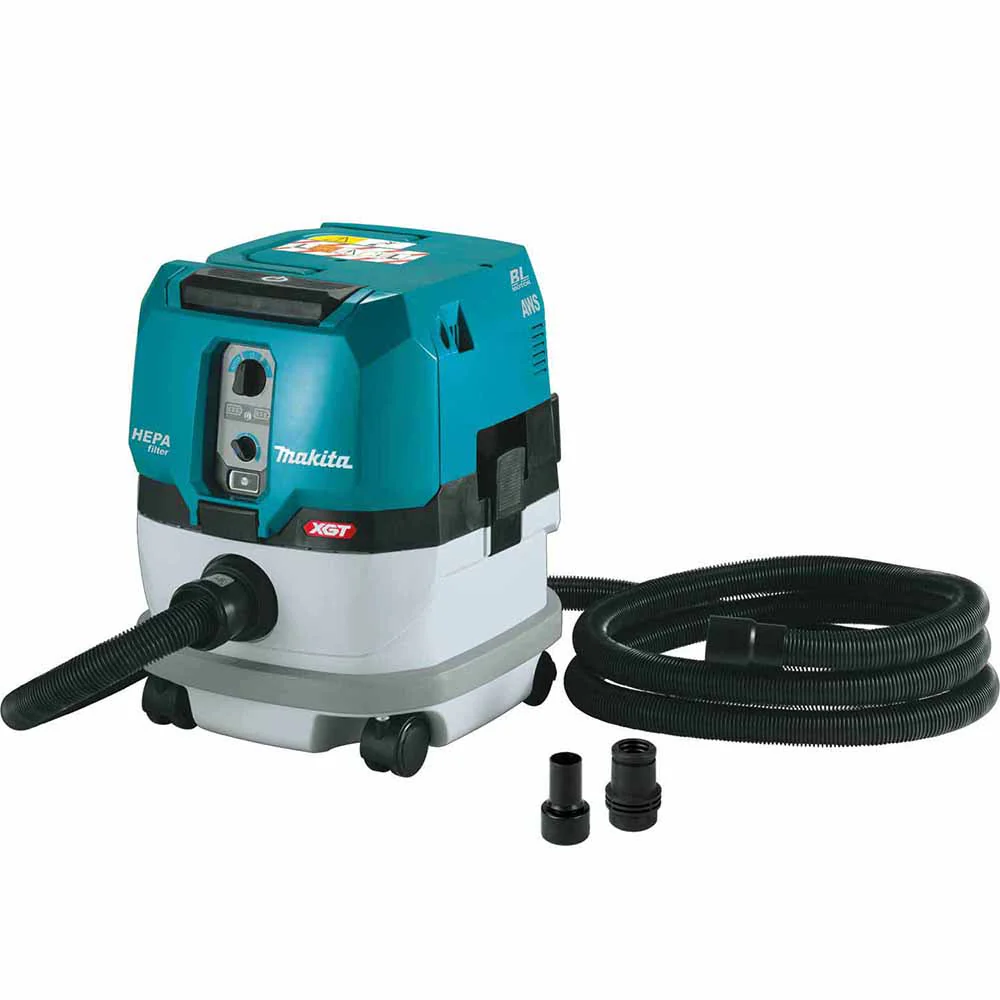Makita GCV02ZX 40V max XGT Brushless Cordless 2.1 Gallon HEPA Filter Dry Dust Extractor, AWS Capable, Tool Only - Moutools