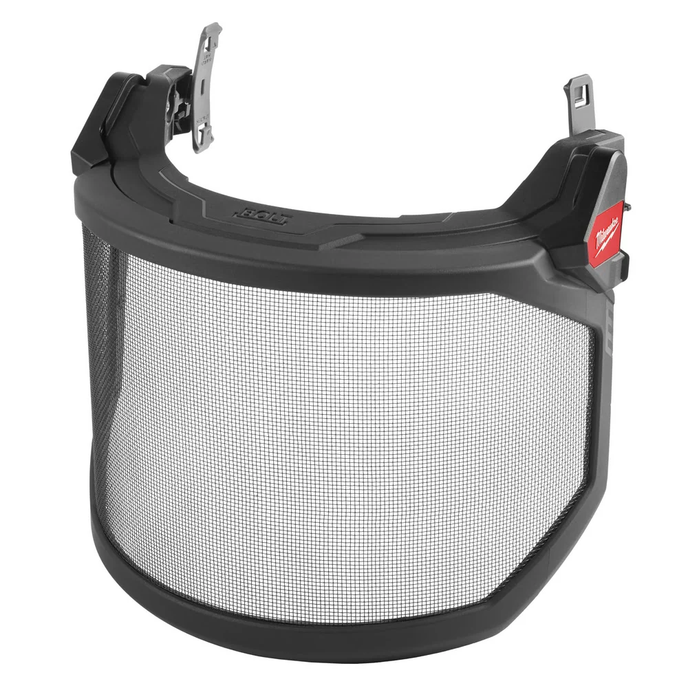 Milwaukee 48-73-1430 BOLT Full Face Shield - Metal Mesh (Compatible with Milwaukee Safety Helmets & Hard Hats) - Moutools