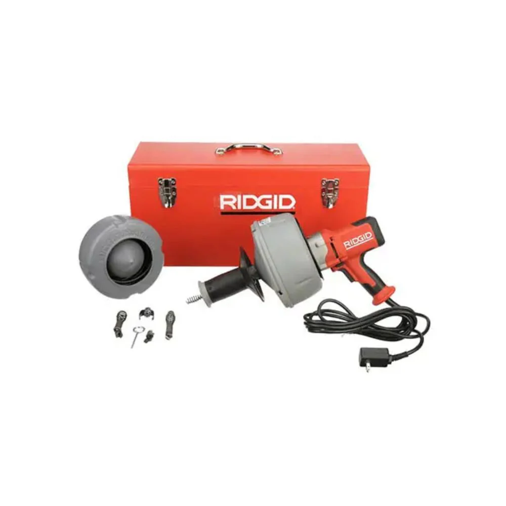Ridgid 36023 K-45-5 Sink Drain Cleaning Machine with Manual Feed - Moutools