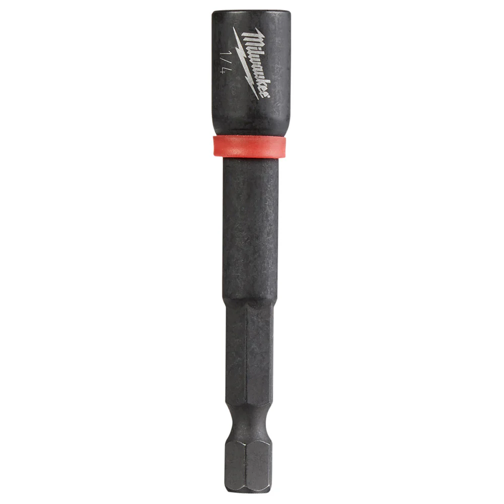 Milwaukee 49-66-0532 SHOCKWAVE™ 2-9/16 in. Magnetic Nut Driver 1/4 in. (10 Pk) - Moutools