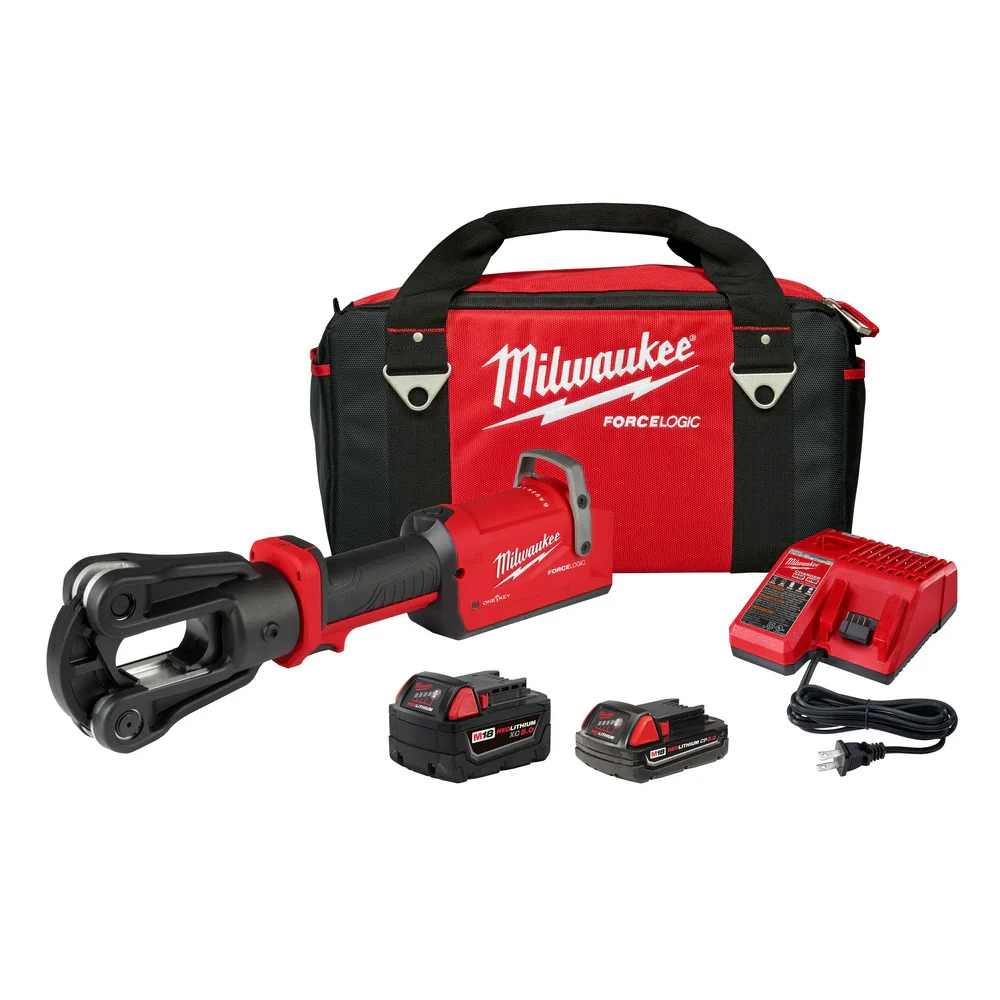 Milwaukee 2878-22 M18 FORCE LOGIC 12T Latched Linear Crimper - Moutools