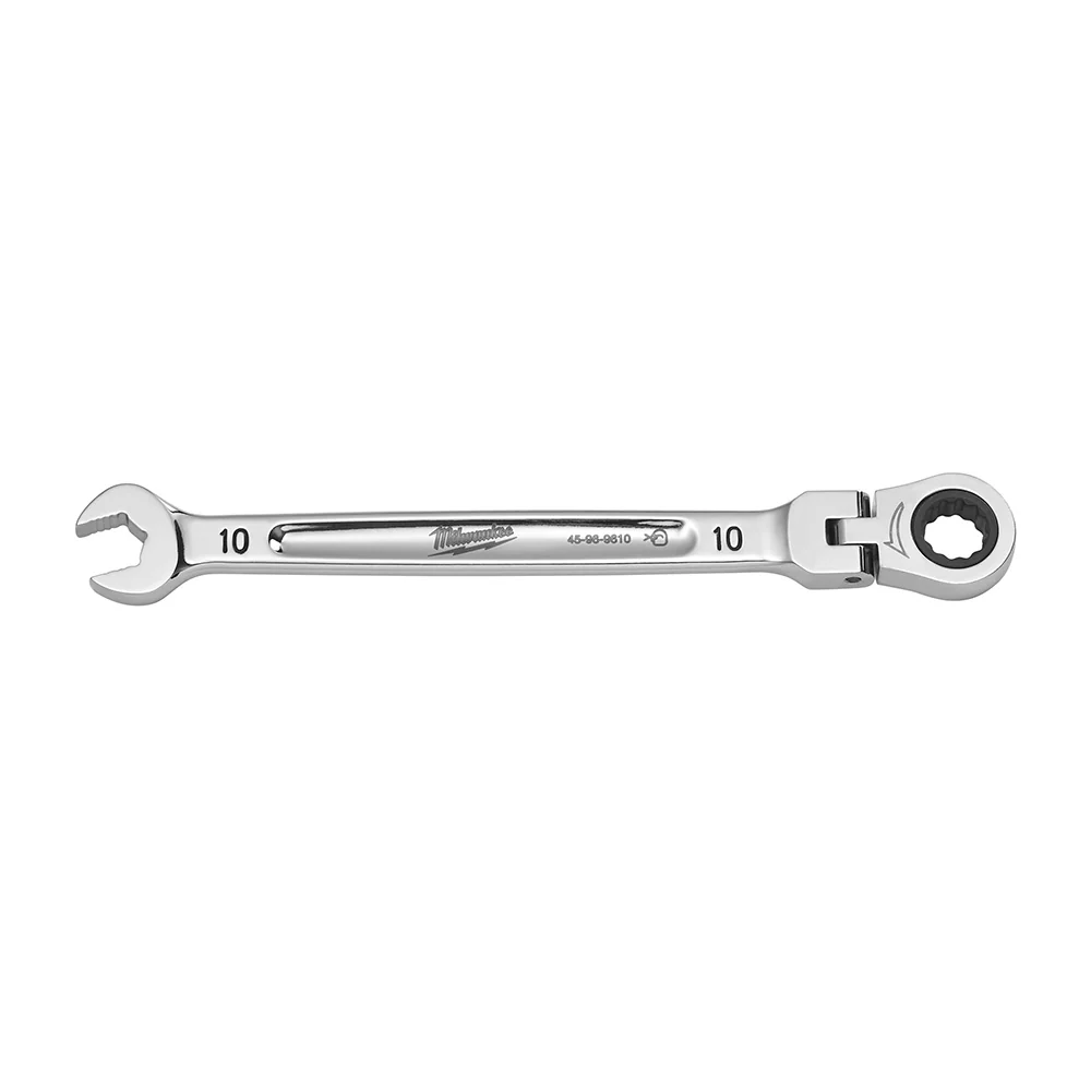 Milwaukee 45-96-9610 10mm Flex Head Combination Wrench - Moutools
