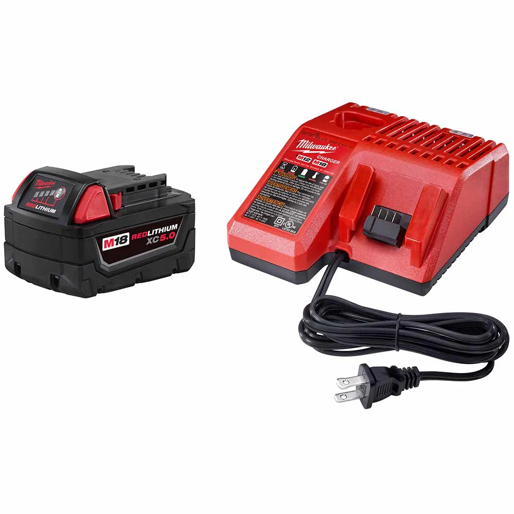 Milwaukee 48-59-1850 M18 REDLITHIUM XC 5.0 System Starter Kit - Moutools