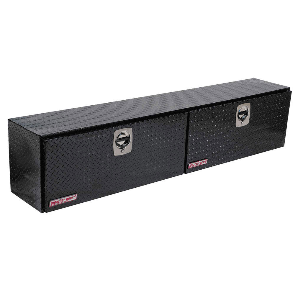WeatherGuard 391-5-02 Gloss Black Aluminum Super Hi-Side Box, 15.2 Cu. Ft. - Moutools