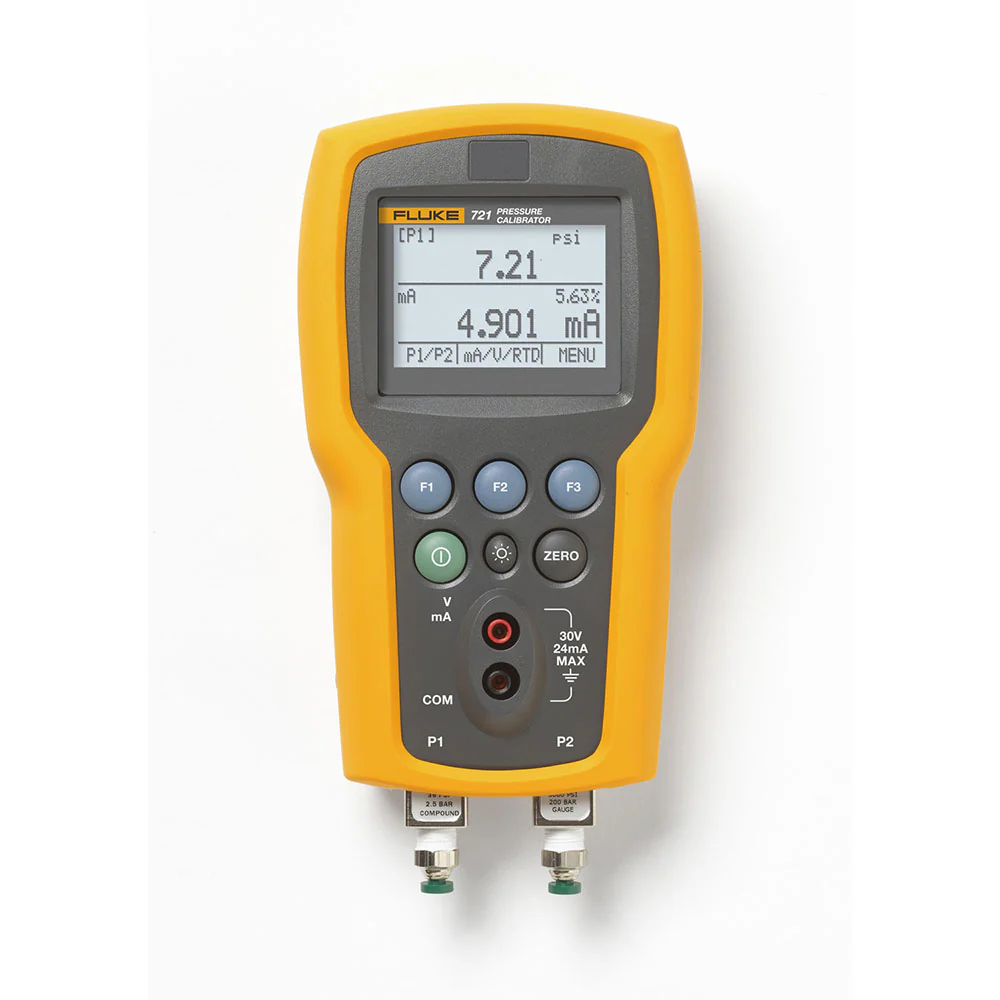 Fluke 721-1601 Dual Sensor Pressure Calibrator, 16 Psig, 100 Psig - Moutools