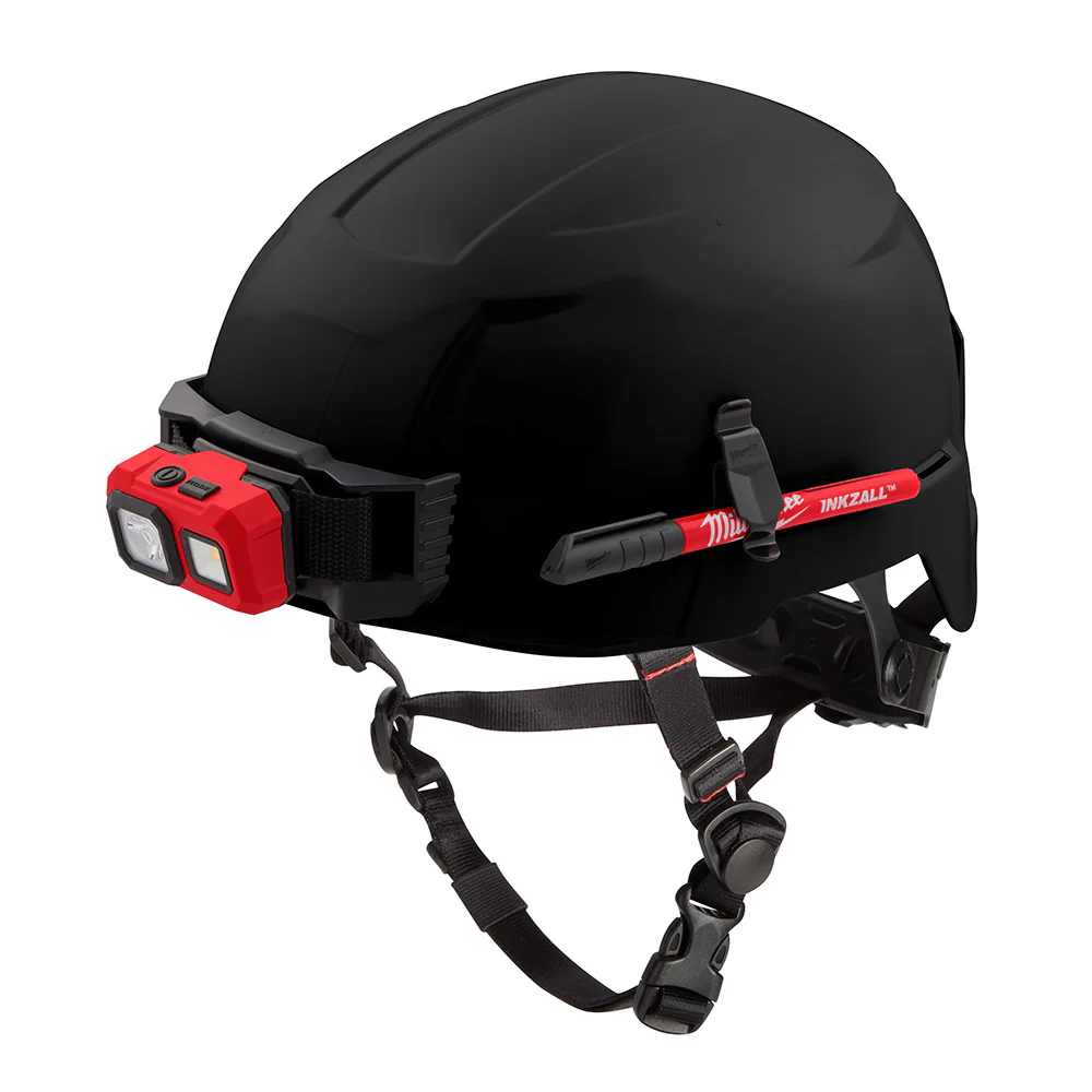 Milwaukee 48-73-1311 BOLT Black Safety Helmet (USA) - Type 2, Class E, Non-Vented - Moutools