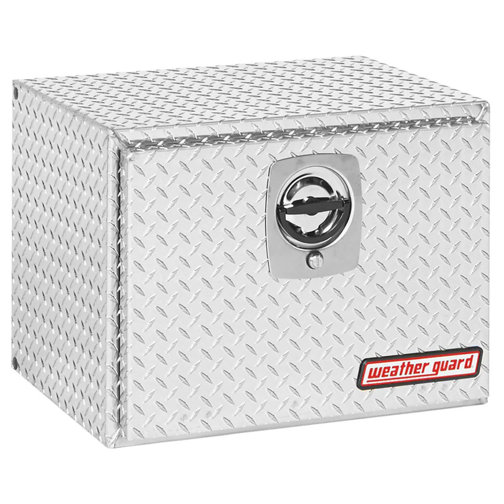 WeatherGuard 627-0-02 Clear Aluminum Underbed Box, Compact, 4.3 Cu. Ft. - Moutools