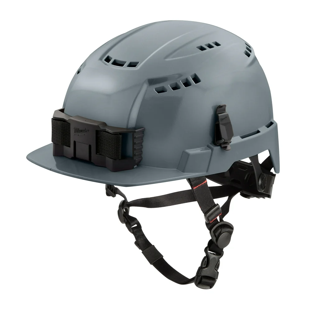 Milwaukee 48-73-1336 BOLT Gray Front Brim Safety Helmet (USA) - Type 2, Class C, Vented - Moutools