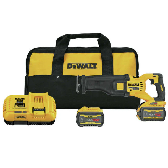 DeWalt DCS389X2 60V MAX FLEXVOLT BRUSHLESS RECIP SAW KIT 9.0AH - Moutools