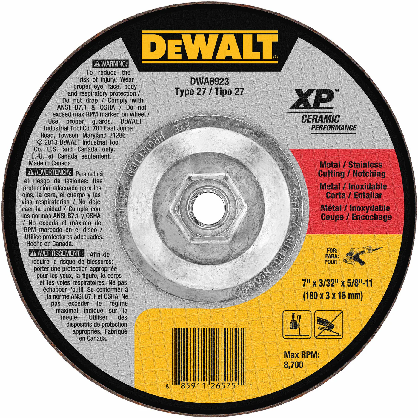 DeWalt DWA8923 7