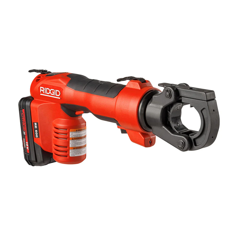 RIDGID 57573 RE 600 RDH Crimping Tool Kit with Carrying Case - Moutools