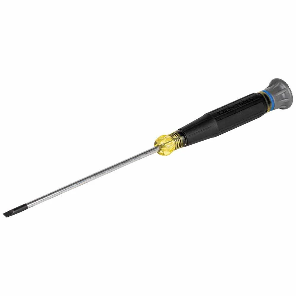 Klein Tools 6254 1/8-Inch Slotted Precision Screwdriver, 4-Inch Shank - Moutools