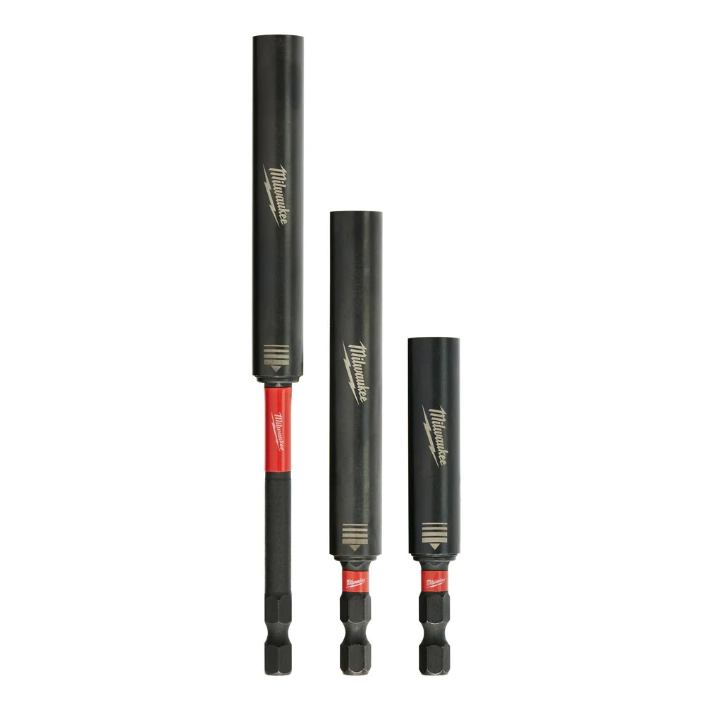 Milwaukee 48-32-4519 SHOCKWAVE 3PC Impact Magnetic Drive Guide Set - Moutools