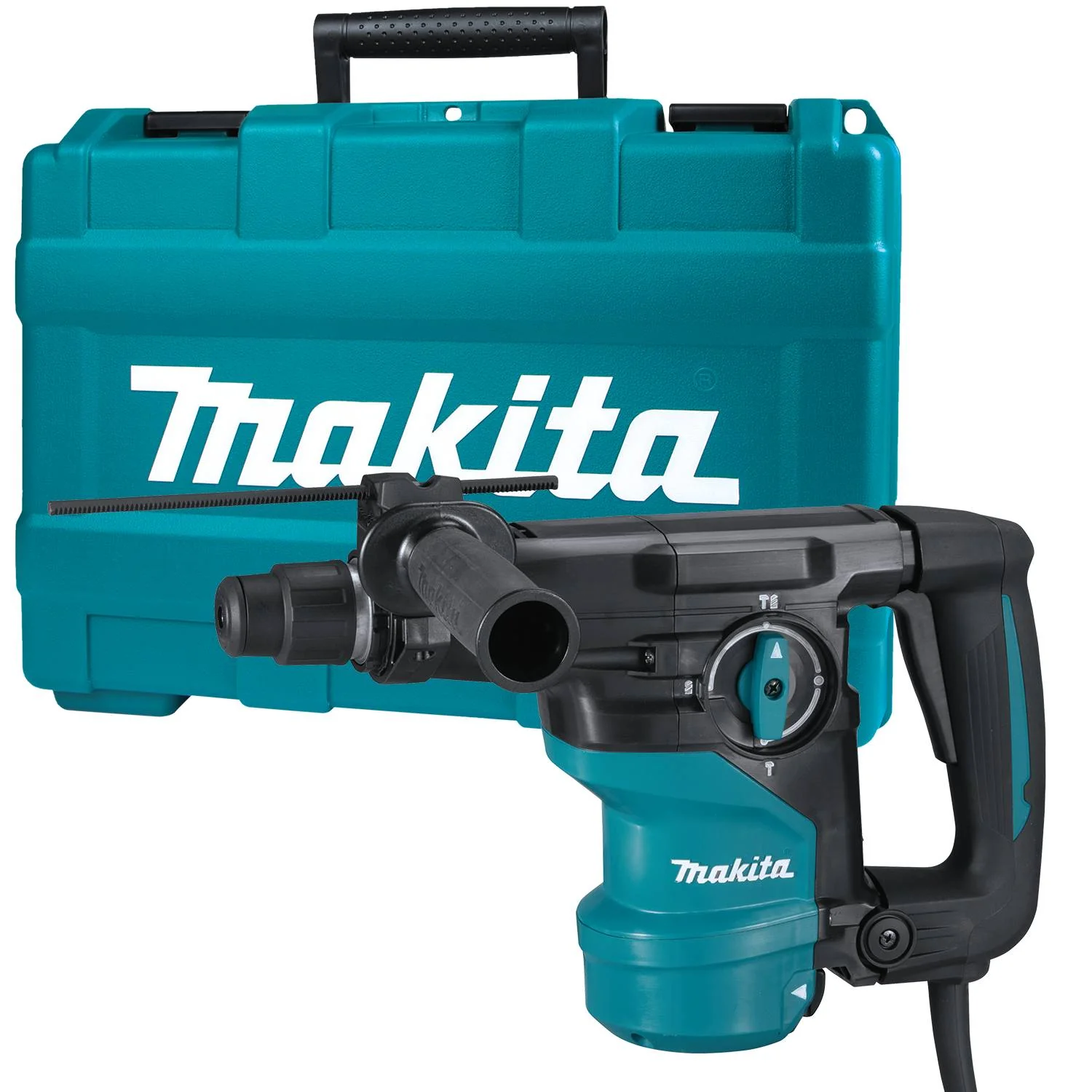 Makita HR3001CK 1-3/16'' Rotary Hammer, accepts SDS-PLUS bits (L-Shape) - Moutools