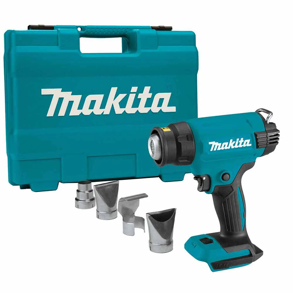 Makita XGH02ZK 18V LXT Lithium-Ion Cordless Variable Temperature Heat Gun, Tool Only - Moutools