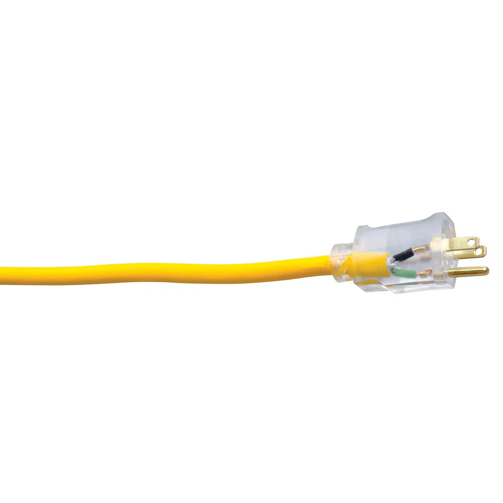 Southwire 3489SW0002 12/3 100' SJEOOW Yellow Polar/Solar Trisource Extension Cord - Moutools
