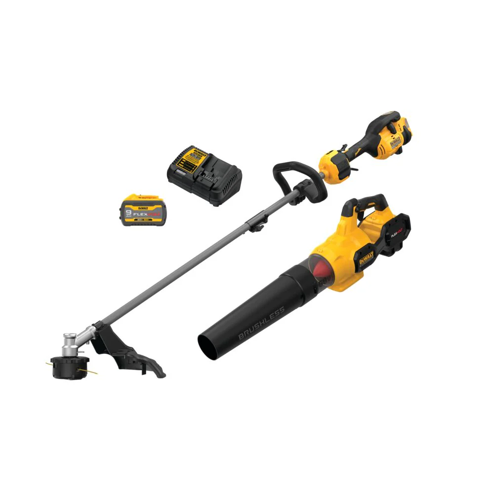 DeWalt DCKO266X1 60V MAX 17 in. Brushless Cordless Attachment Capable String Trimmer and Blower Combo Kit - Moutools