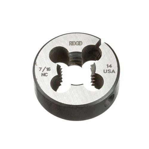 RIDGID 38350 00-R Alloy Manual Right Hand Bolt Threader, 7/16 14 TPI UNC - Moutools