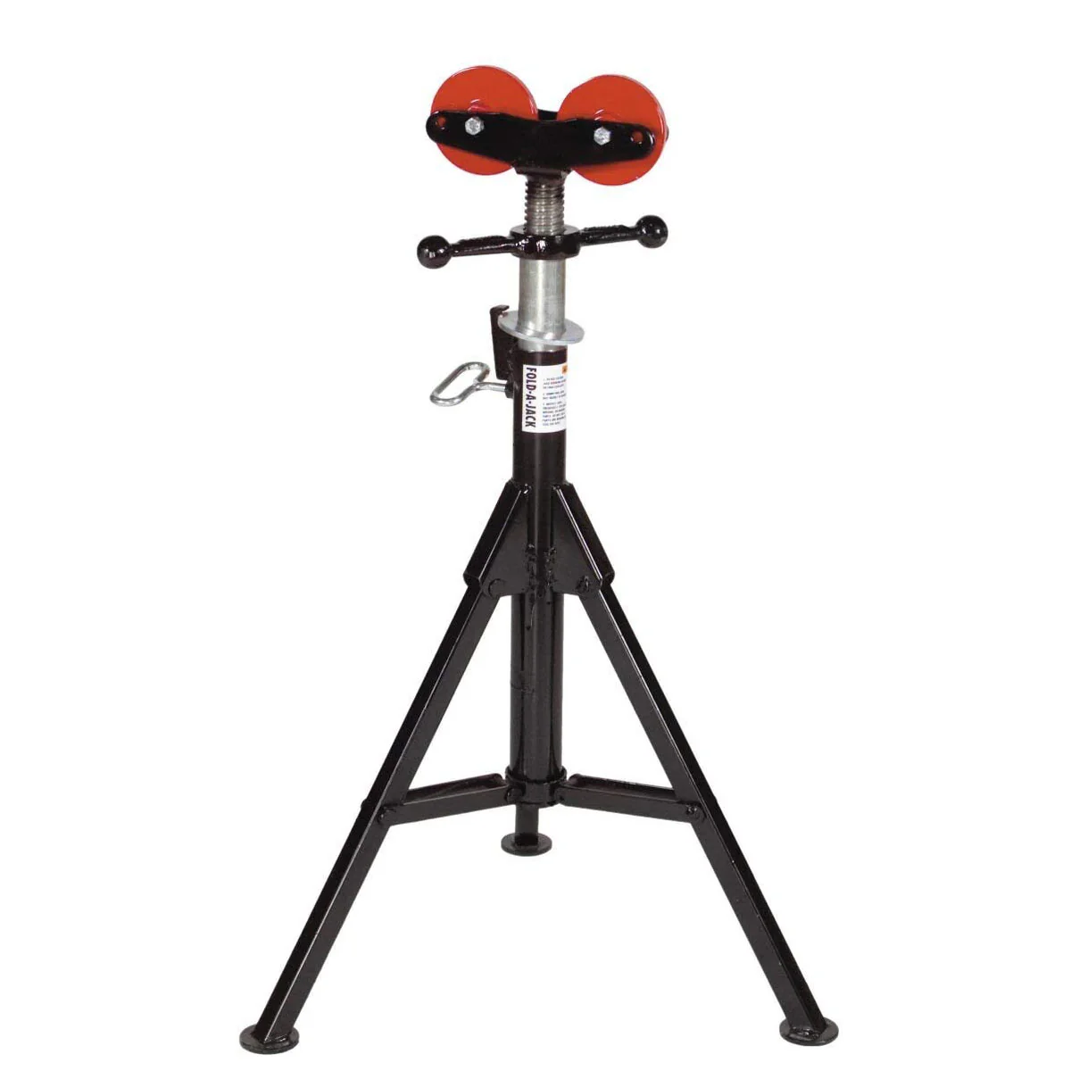 Sumner 781313 Lo Fold-A-Jack w/SS Roller Head Pipe Jack Stand - Moutools