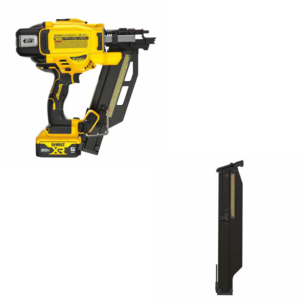 DeWalt DCN920P1 20V MAX XR 21° Nailer Kit W/ FREE DZN920 21° Extended Magazine - Moutools