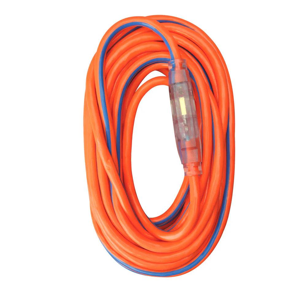 Southwire 2548SW003V 50' 12/3 SJTW Stripes & Cool Colors Outdoor Extension Cord - Moutools