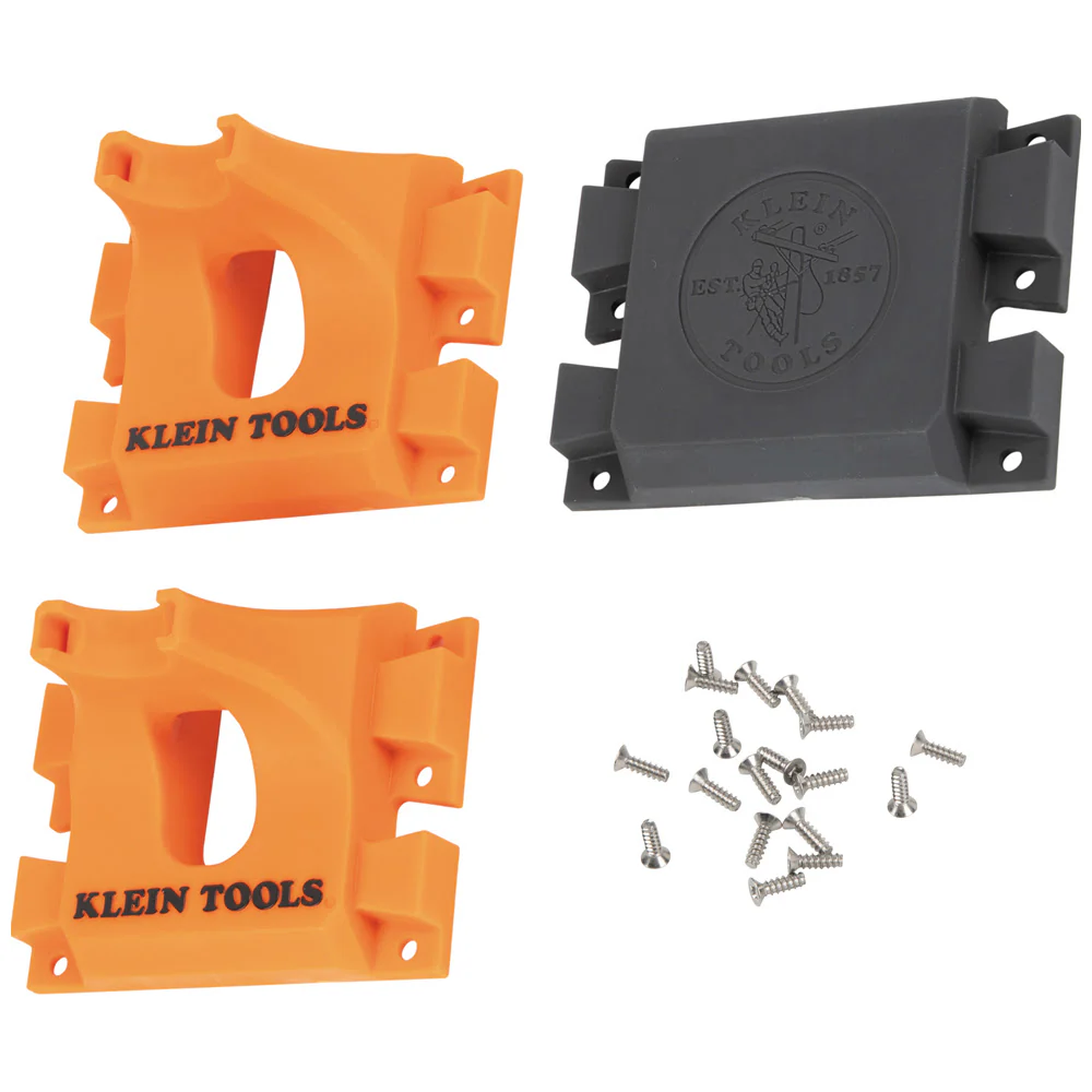 Klein BCRP03 Cartridges with Blank Insert Cartridge, S-Hook, Rail System, 2-Pack - Moutools